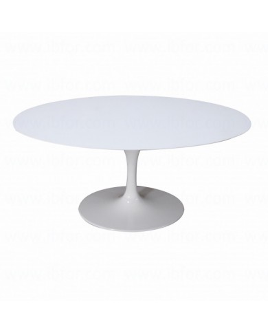 Table à manger ovale Dahlia 240cm - noyer Moderne - Emob