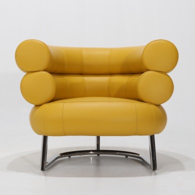 BIBENDUM armchair in leather in various colours