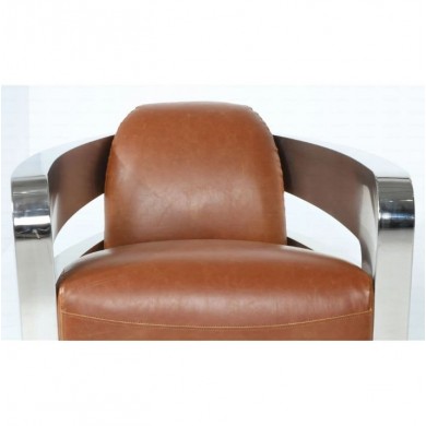AVIATOR 2 armchair in leather in various colours