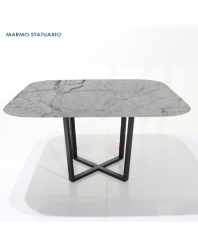 Tavolo AVA quadrato in marmo varie finiture e misure