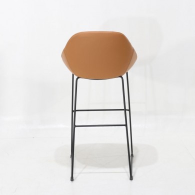 KARTER stool in fabric, leather or velvet, various colours