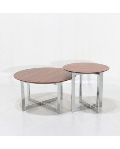 Set 2 tavolini SIDNEY in legno varie misure e finiture