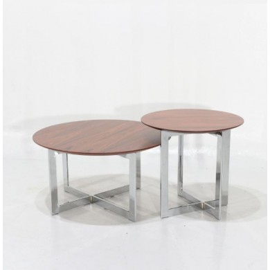Set 2 tavolini SIDNEY in legno varie misure e finiture