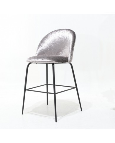 MYHOME stool in fabric, leather or velvet in various colours