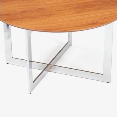 Tavolino basso SIDNEY con piano in legno varie finiture
