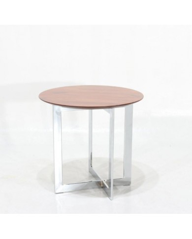SIDNEY high coffee table with wooden top in various finishes